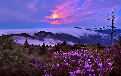 반야봉이 보일듯 말듯,,,