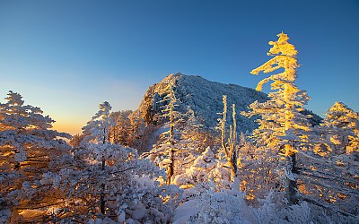 천왕봉 설경