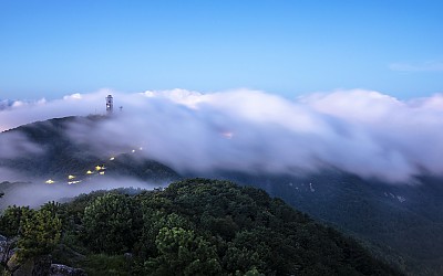 황령산 운해