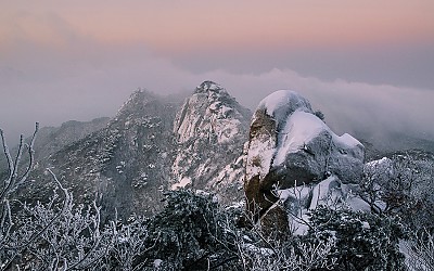 도봉산 설경!