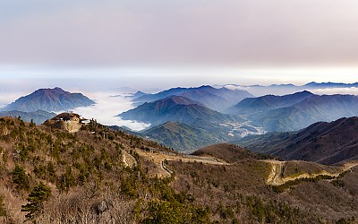 덕유산에 올라서