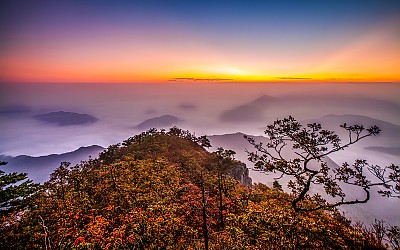 가을에 젖어드는 월악