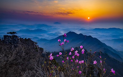 봄이 시작되는 대둔산