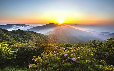 소백산 일출