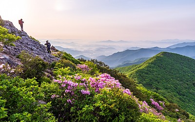 가지산 아침