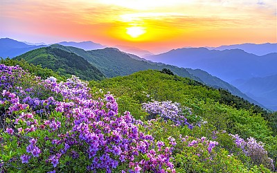 고리봉 아침