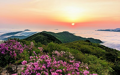 고리봉 아침