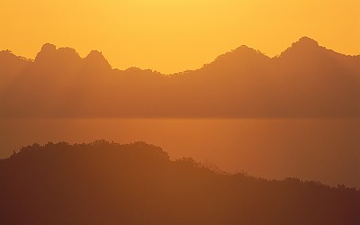 도봉산 실루엣