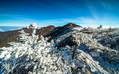 지리산 상고대