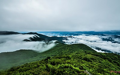 지리산 만복대 운해