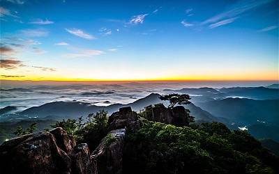 대둔산여명