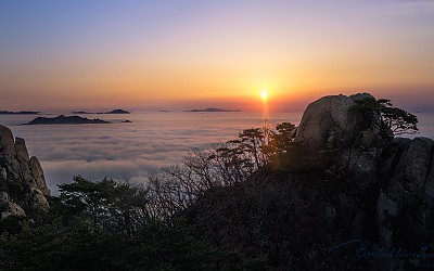 도봉 일출