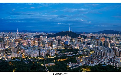 인왕산  야경..