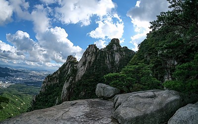 도봉산  에서..