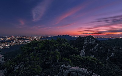 도봉산  야경..