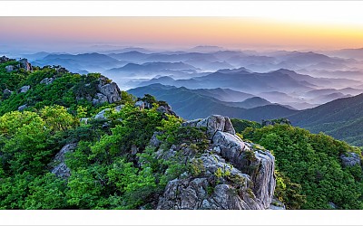 신록의 대둔산