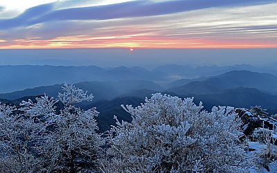 지리산영봉에서~~