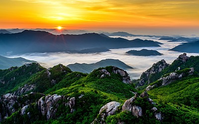 속리산 운해
