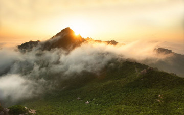 월출산 일출 - 월출산