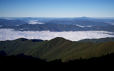 지리산의 아침