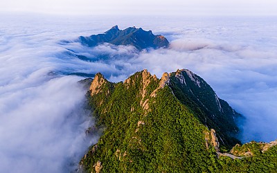 보현봉이 보이는 풍경