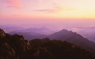 大芚山에서