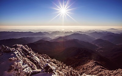 지리산 천왕봉 에서