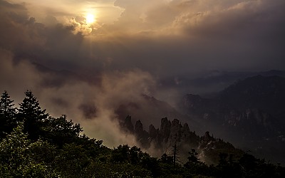 소청의 일몰시간에