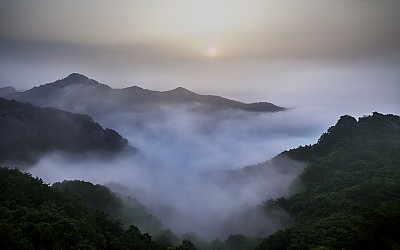 부엉이 바위에서