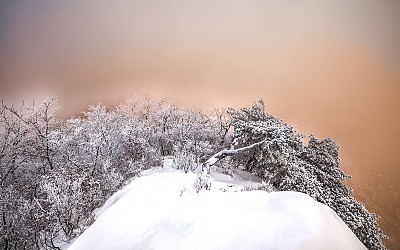 북한산의 겨울
