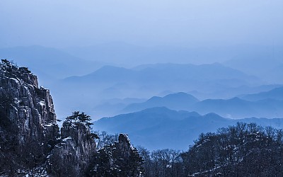 대둔산에서