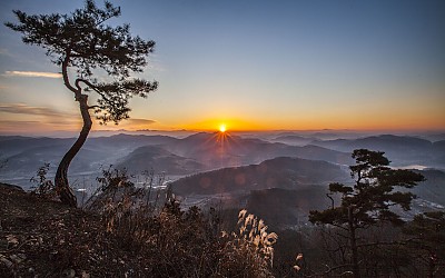 국사봉 일출