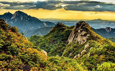 가을빛 도봉산