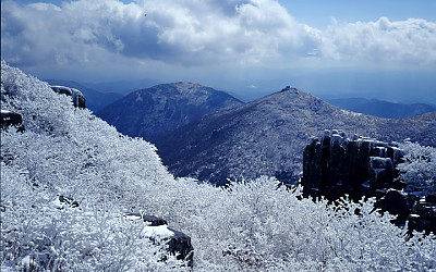 무등산 설경