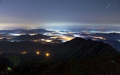 대둔산의밤