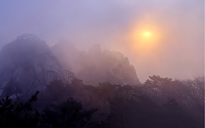 도봉산 일출