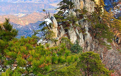 운악산.