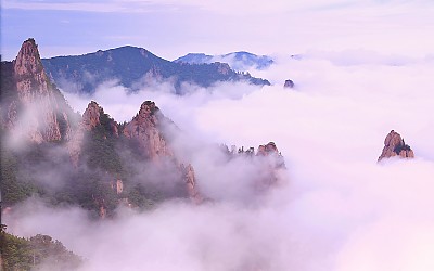 설악 운무