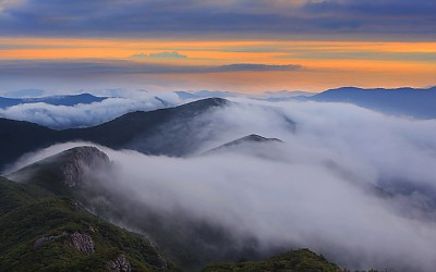가지산 쌀바위 운해