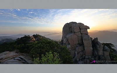 도봉산의 아침