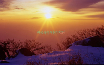 지나는 겨울을 아쉬워 하며