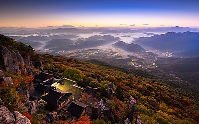 산사의 가을