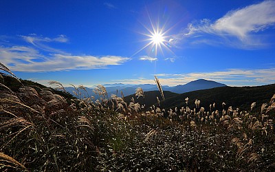 지리산 서북능선에서...