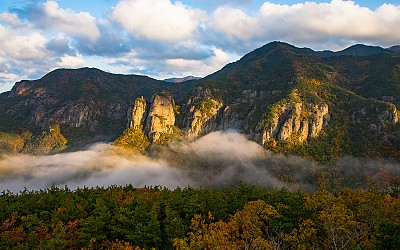 주왕산의 가을