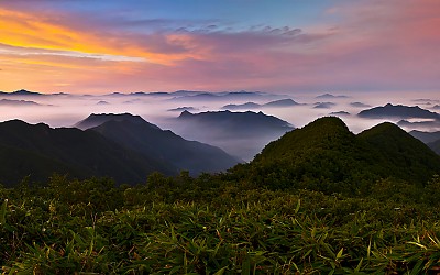 운장산의 여명2