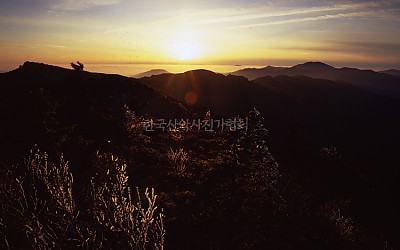 연하봉 낙조