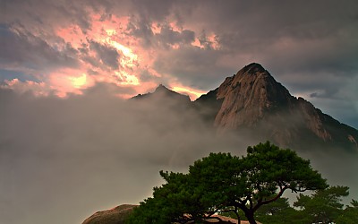 영봉에서