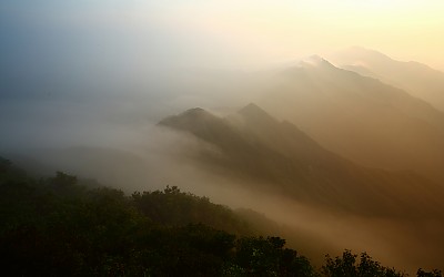 덕유 능선