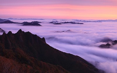 구봉산의 여명