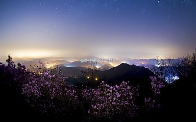 대둔산의 밤